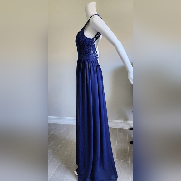 Saved by the Dress Blue Long Gown - Picture 14 of 16